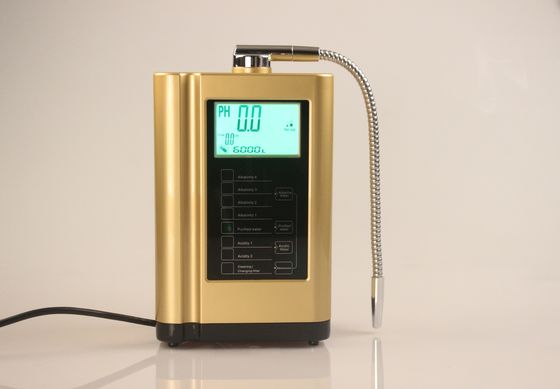 EHM-729 Alkaline Water Ionizer with 3.5 Inch Screen pH Range 4.5-10.0 and ORP +500- -500mv for Home Use