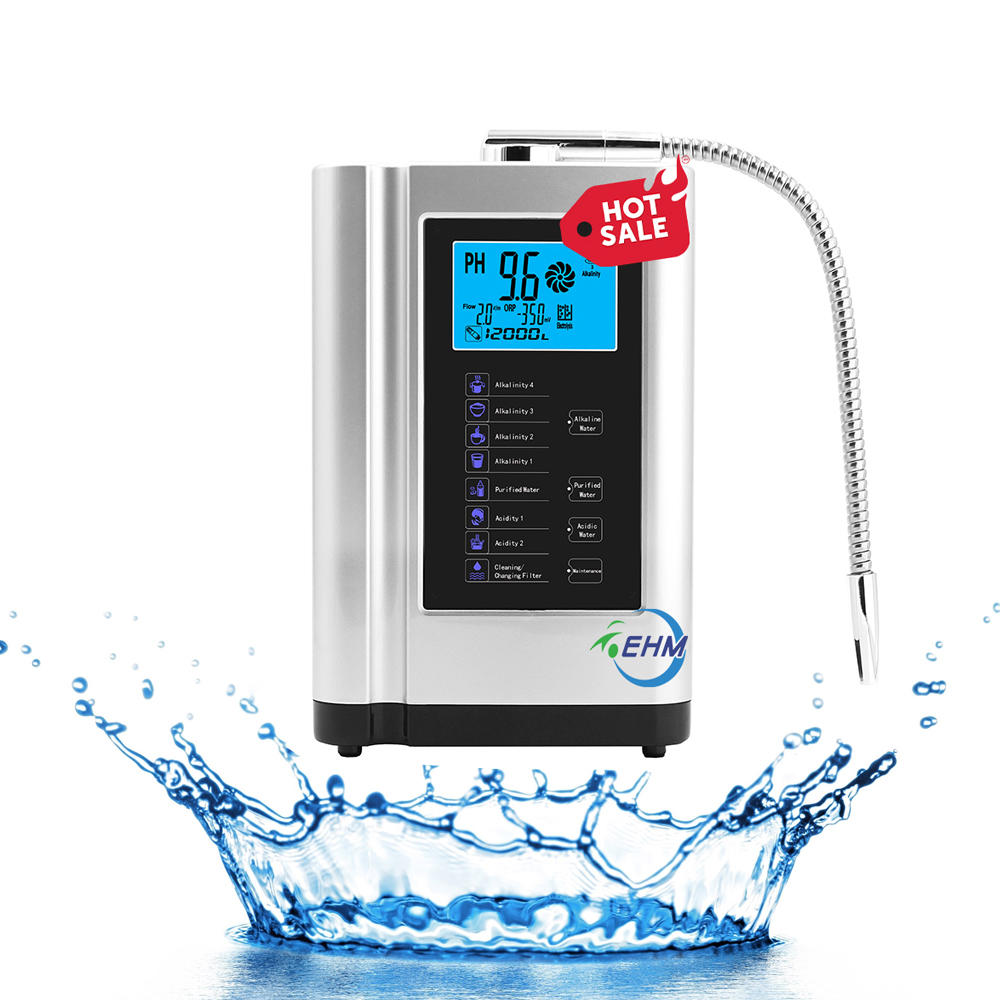 Máy ion hóa nước hydro chuyên nghiệp với màn hình LCD 3,5 inch Tốc độ dòng chảy 1-4L / phút và năng lượng 150W cho sử dụng gia đình và thương mại